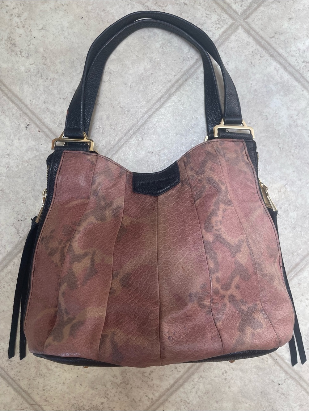 Aimee Kestenberg brown leather Shoulder Bag